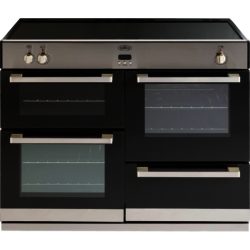 Belling DB4110EI Electric Range Cooker with Induction Hob in Stainless Steel